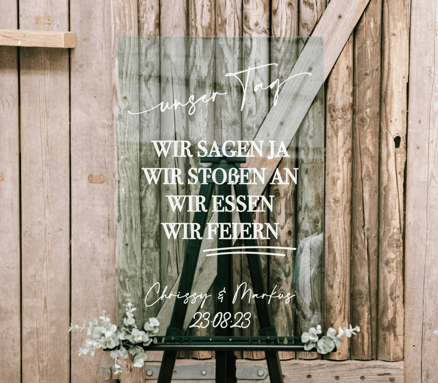 Unser Tag “Enie” – Acrylschild
