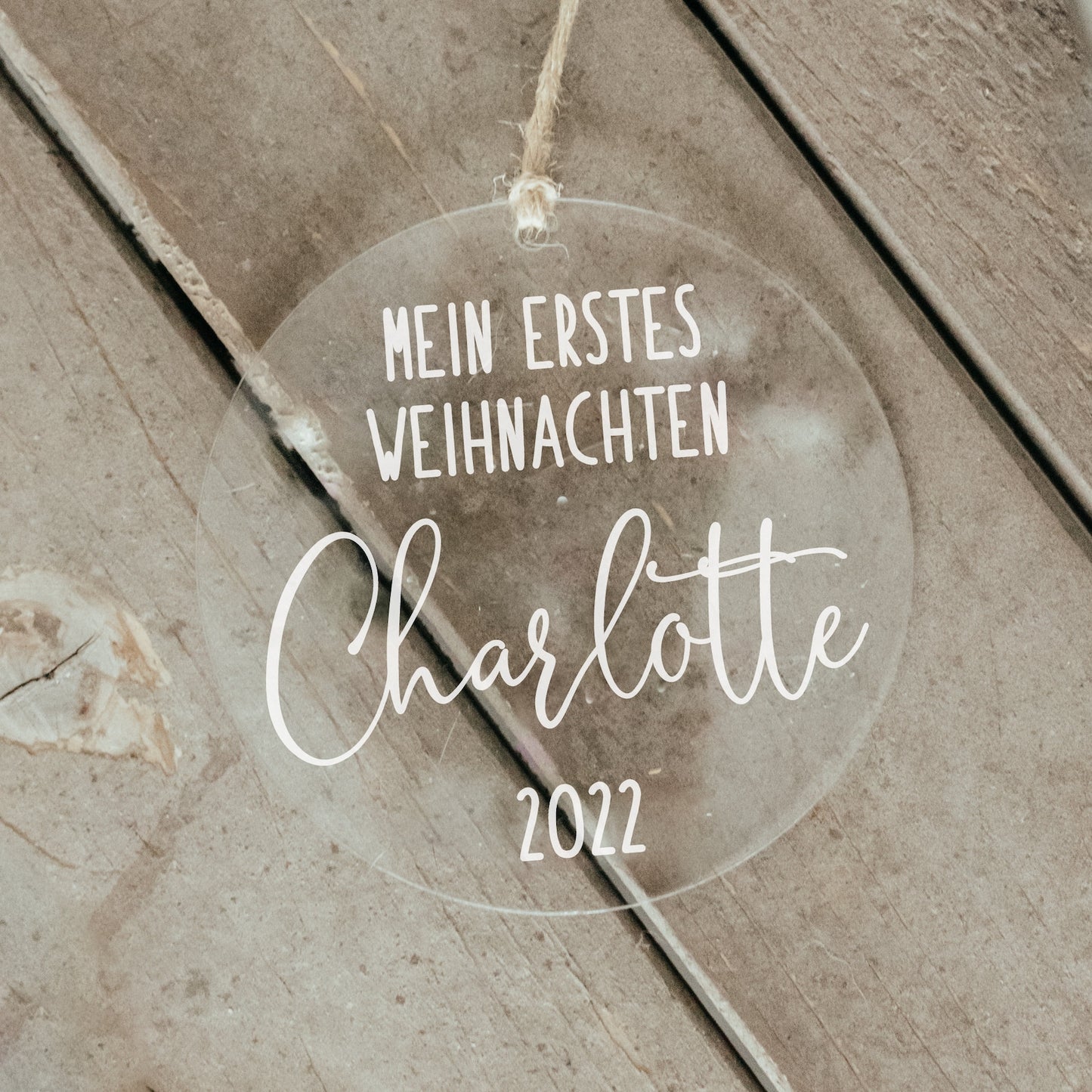 Weihnachtsbaumanhänger - Mein erstes Weihnachten