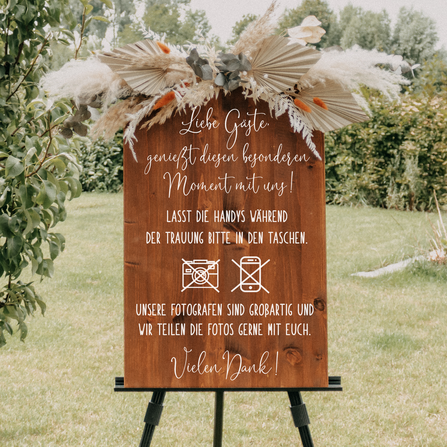 Unplugged Hochzeit "Leni" aus Holz