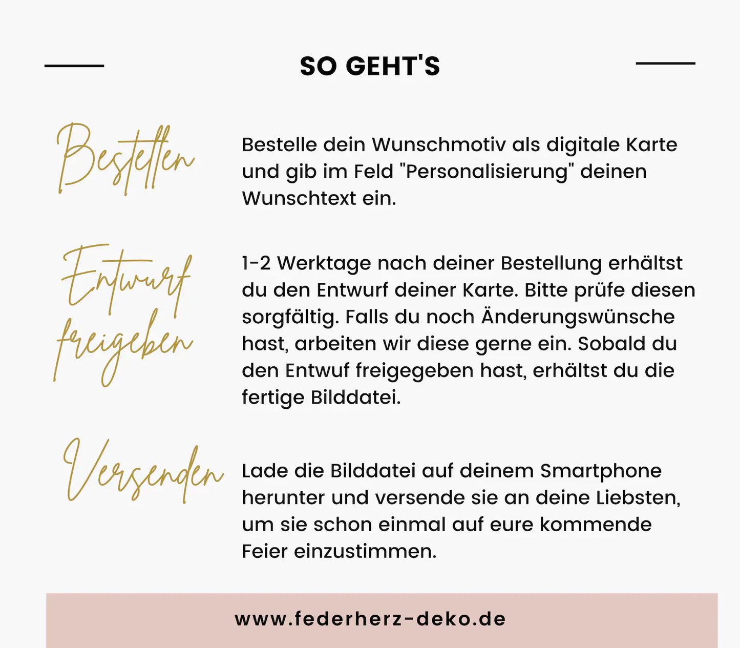 Digitale Save the Date Karte "Big Date"