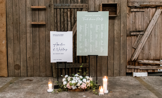 Warum du deine Hochzeitsschilder frühzeitig bestellen solltest (und wie easy das bei uns geht)