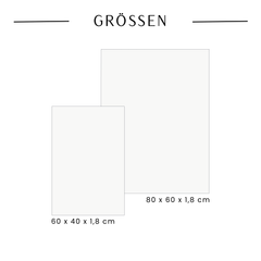 Pure | Sitzplan alphabetisch quer (Holz)