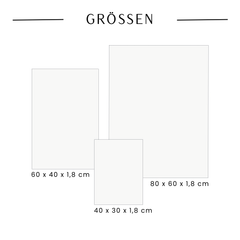 Pure Lines | Willkommen Zitat (Holz)