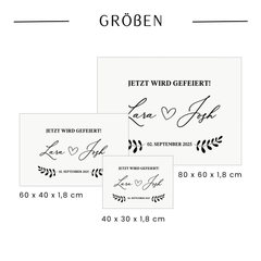 Willkommensschild "Happy"