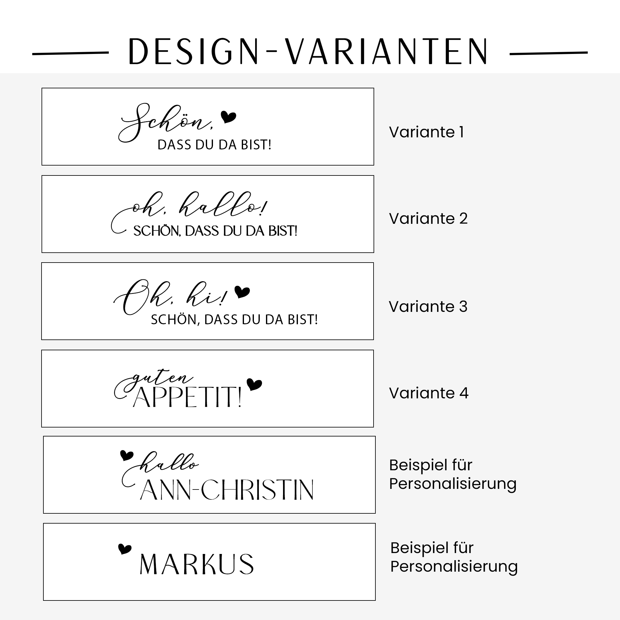 Besteck Anhänger - Platzkarte (Vellum) - 10er-Set