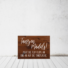Pure | Dekoschild Tanzen