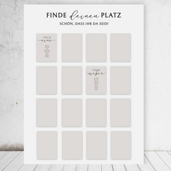 Harmony | Sitzplan Überschrift (Hartschaum)