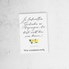 Lemon | In Gedenken (Hartschaum)