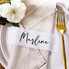 Platzkarte Marlene aus Chiffon