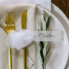 Platzkarte Velum Chiffon