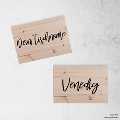 Pure | Tischnummer Custom (Holz)