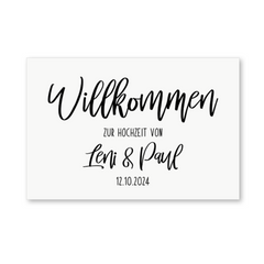 Pure | Willkommen quer (Aufkleber)