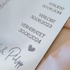 Claire | Unsere Liebesgeschichte (Spiegelacryl)