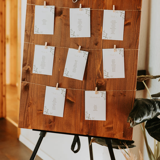 Sitzplan "Frieda" - "Sitzplan" - Holzschild