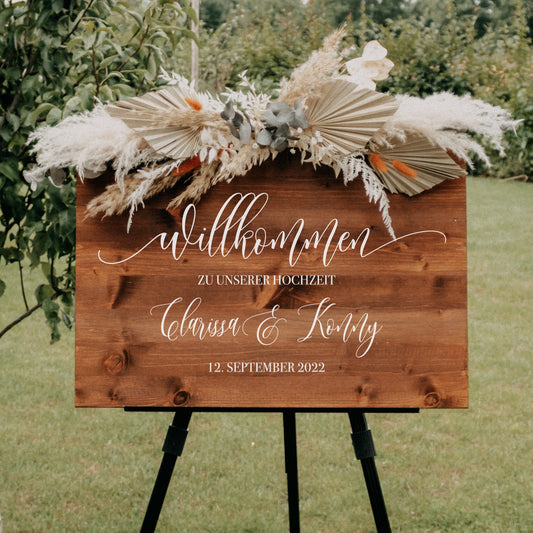 Willkommen “Liselotte” – Holzschild